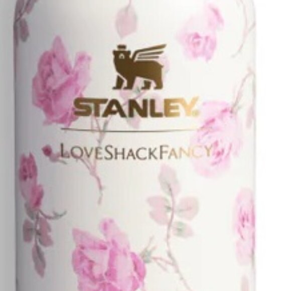 Two Stanley x LoveShackFancy All Day Slim Bottles | 20 + 12 oz [2 Bottles] New! - Picture 2 of 2